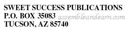 SWEET SUCCESS PUBLICATIONS P.O. BOX 35083 TUCSON, AZ 85740